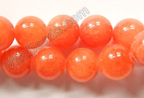 Orange Mashan Jade  -  Big Smooth Round  16"