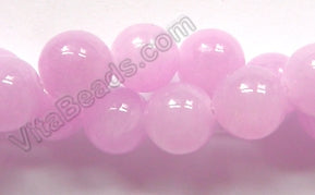 Light Purple Mashan Jade  -  Smooth Round  16"