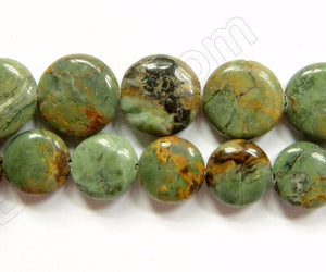 Green Opal  -  Puff Coins 16"