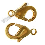 Gold Plated Oval Trigger Clasp