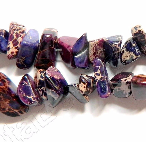 Purple Impression Jasper  -  Chip Nuggets  16"