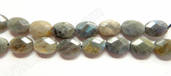 Labradorite AAA  -  Faceted Ovals 16"