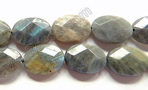 Labradorite AAA  -  Faceted Ovals 16"