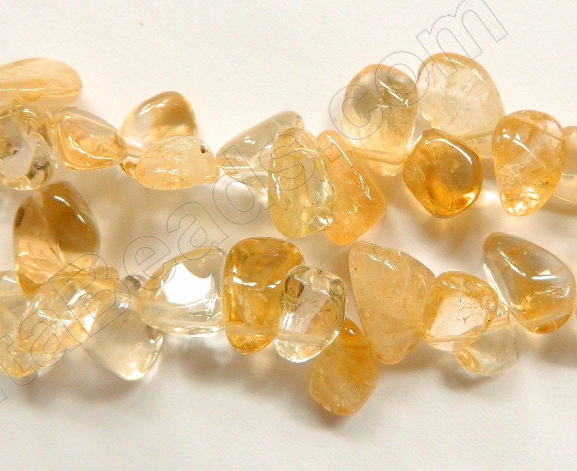 Citrine  -  Smooth Drop Nuggets 16"