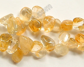 Citrine  -  Smooth Drop Nuggets 16"