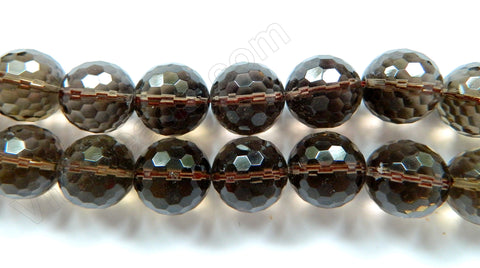Smoky Quartz Natural AAA - Faceted Round  15"