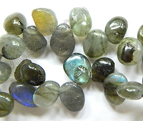 Labradorite  -  Smooth Drop Nuggets 16"