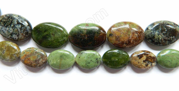 Green Opal  -  Puff Ovals 16"