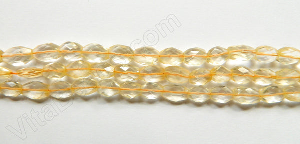 Citrine Light  -  Faceted Oval  14"