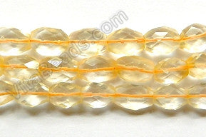Citrine Light  -  Faceted Oval  14"