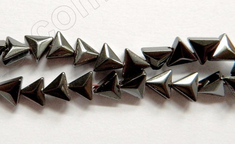 Hematite  -  Triangle Shape 16"