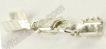 Sterling Silver Cord Clasp Set