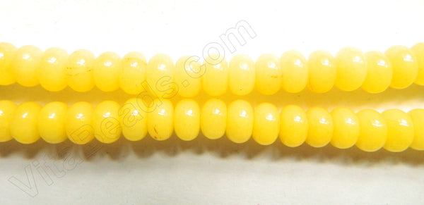 Lemon Yellow Jade  -  Smooth Rondel  16"