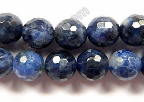Sodalite AA  -  Faceted Round  16"