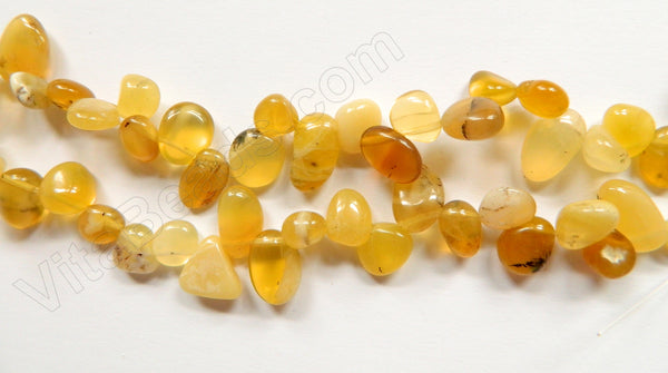 Yellow Opal  -  Smooth Drop Nuggets 16"