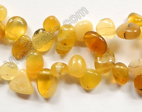 Yellow Opal  -  Smooth Drop Nuggets 16"