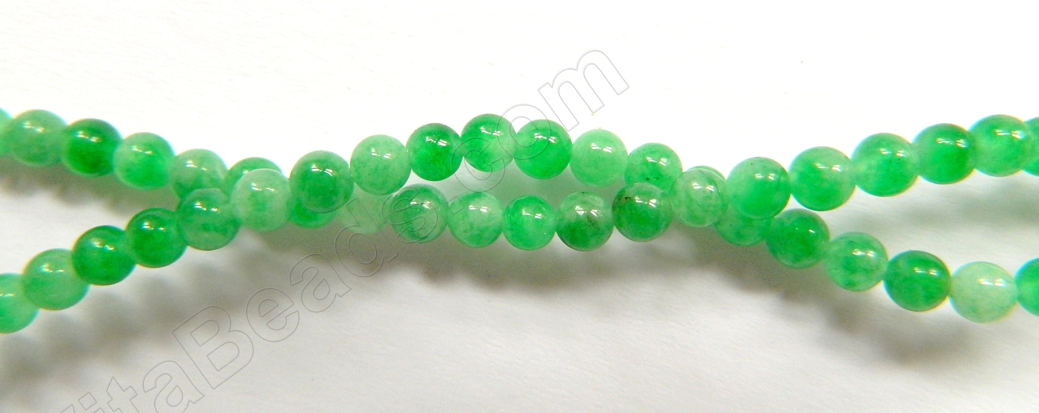 Candy Jade Light Green  -  Smooth Round  16"