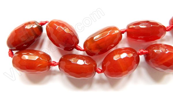 Carnelian  -   Faceted Big Eggs 16"