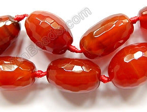 Carnelian  -   Faceted Big Eggs 16"