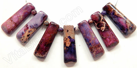 Purple Impression Jasper 7-Piece Set Pendant Big