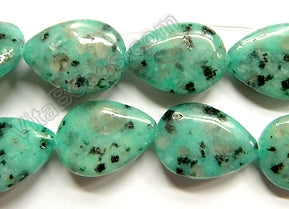 Green Kiwi Stone  -  Puff Drops  16"