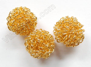 Gold Plated Copper Nest Ball