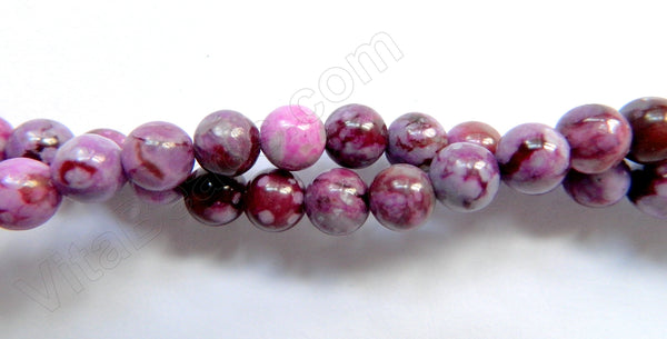 Sugilite  -  Smooth Round Beads  16"