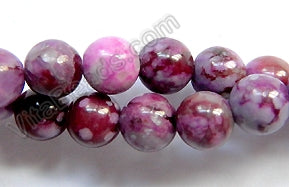 Sugilite  -  Smooth Round Beads  16"