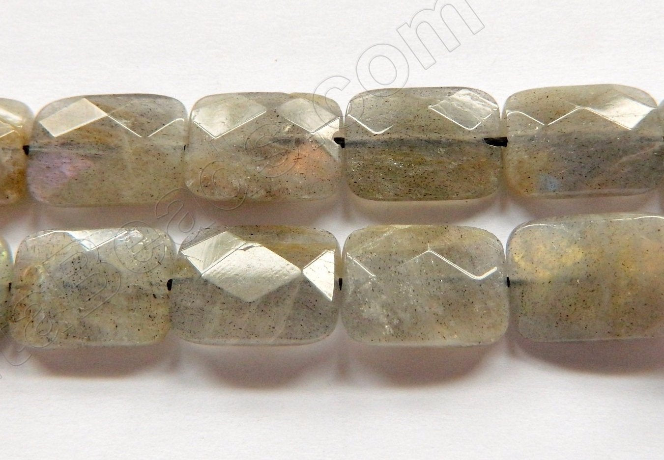 Labradorite A  -  Faceted Rectangles 16"