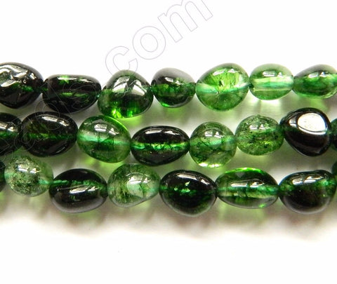 Green Kyanite AA  -  Small Smooth Tumble  16"