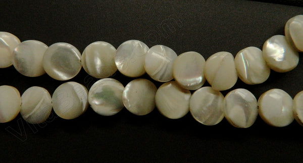 Mother of Pearl (White) - Puff Coins 16"