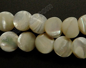 Mother of Pearl (White) - Puff Coins 16"
