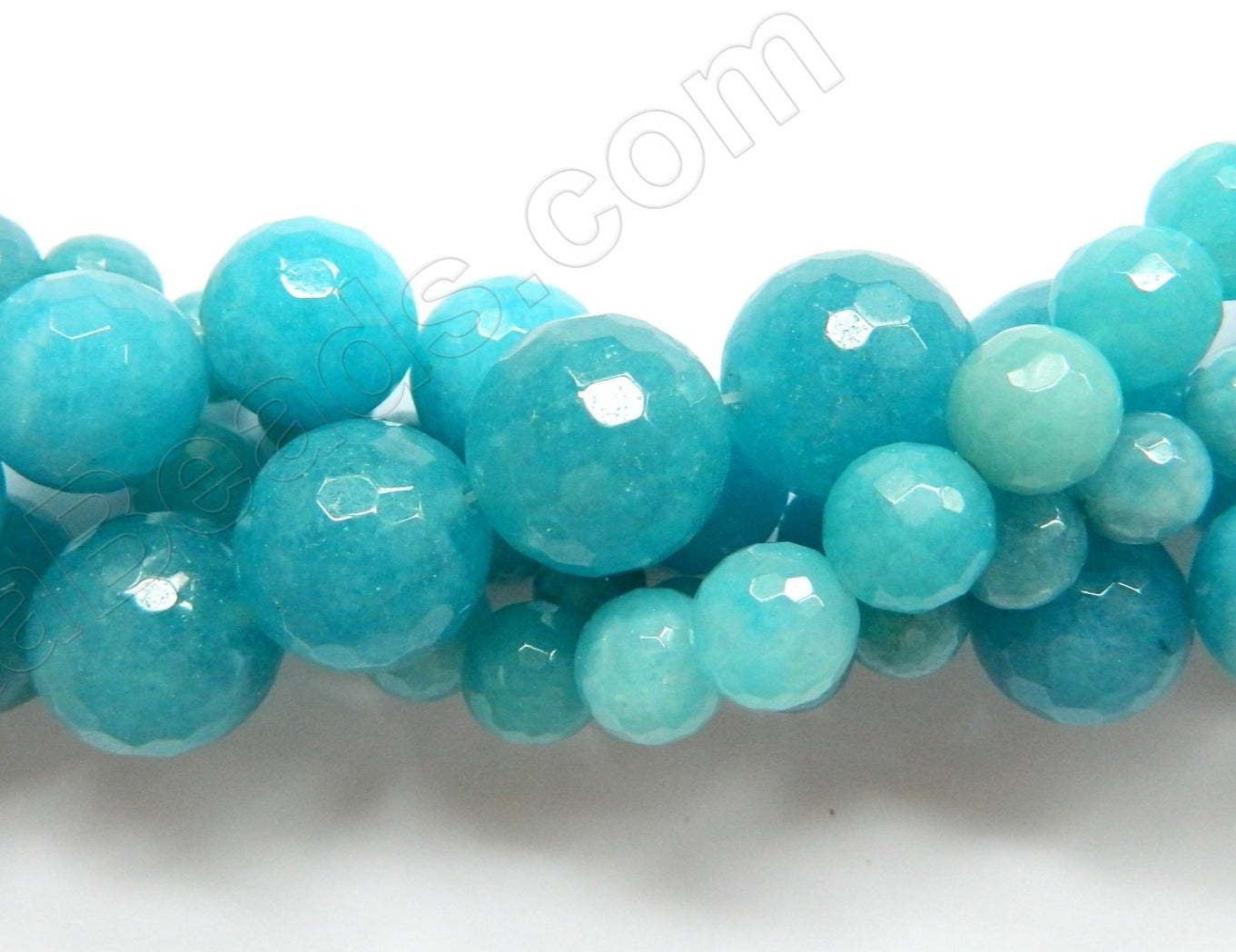 Blue Apatite Quartz  -  Faceted Round