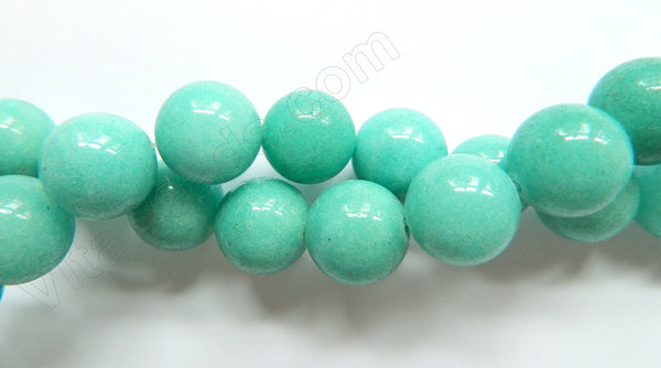 Amazonite Jade  -  Smooth Round