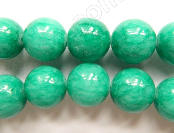 Russian Amazonite Jade  -  Smooth Round