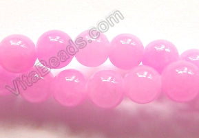 Light Pink Fuchsia Jade  -  Smooth Round 16"