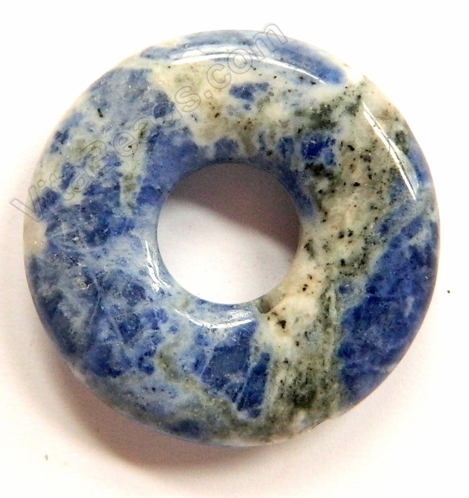 Smooth Pendant - Donut Sodalite Light