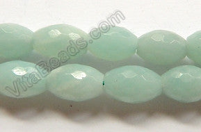 Amazonite AA  -  Faceted Rice  16"
