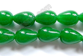 Rich Green Jade  -  Smooth Drops