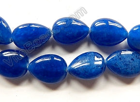 Sapphire Blue Jade  -  Puff Drops  16"