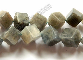 Labradorite A  -  Di-drilled Cubes 16"