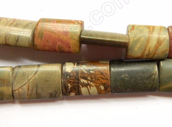 Impression Jasper  -  Puff Thin Tubes  16"