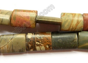 Impression Jasper  -  Puff Thin Tubes  16"