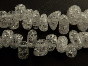 Explosion Crystal Natural  -  Smooth Drop Nuggets 15"