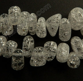 Explosion Crystal Natural  -  Smooth Drop Nuggets 15"