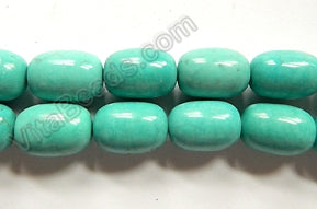 Cracked Chinese Turquoise  -  Smooth Drums  16"