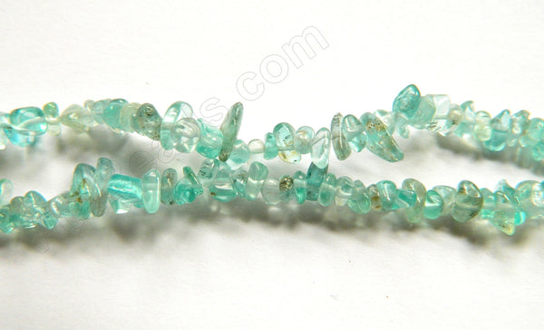 Apatite AA  -  Small Nugget Chips 16"    6 mm