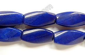 Lapis Jade  -  Twisted Rectangles  16"