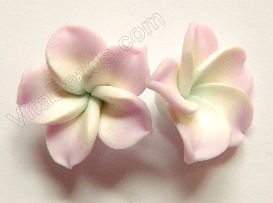 polymer clay lavender flower Polymer Clay Flower Pendant Grey Lavender – VitabeadsNY