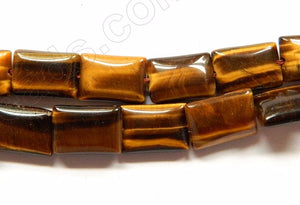 Tiger Eye AA  -  Puff Rectangles  16"